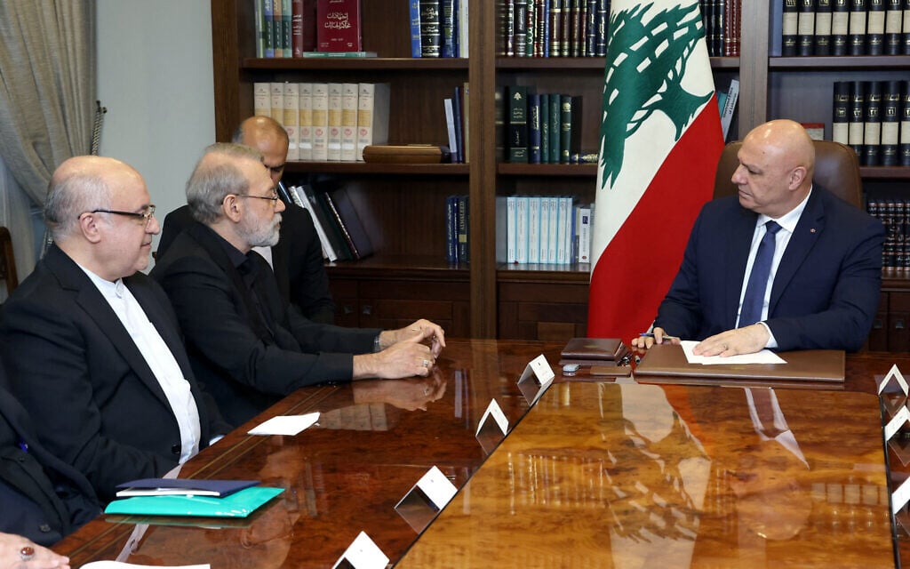 Openly defying Iran, Lebanon’s Aoun says no armed groups allowed in country