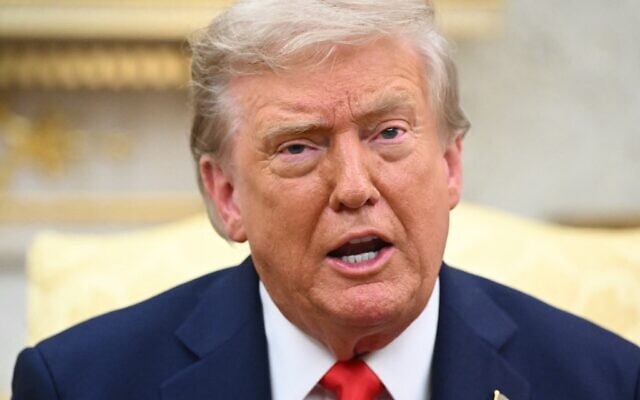 US President Donald Trump speaks during a meeting with Ukrainian President Volodymyr Zelensky in the Oval Office of the White House in Washington, DC, on August 18, 2025. (Mandel NGAN / AFP) US President Donald Trump speaks during a meeting with Ukrainian President Volodymyr Zelensky in the Oval Office of the White House in Washington, DC, on August 18, 2025. (Mandel NGAN / AFP)