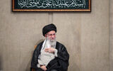 This handout picture provided by the office of Iran shows Supreme Leader Ayatollah Ali Khamenei speaking during a ceremony in Tehran on August 24, 2025. (Photo by IRANIAN SUPREME LEADER OFFICE/AFP)