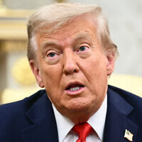 US President Donald Trump speaks during a bilateral meeting with South Korean President Lee Jae Myung in the Oval Office of the White House in Washington, DC, on August 25, 2025. (Mandel NGAN / AFP)