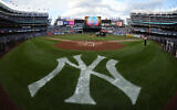 Yankee Stadium before a baseball game between the New York Yankees and the New York Mets, May 18, 2025, in New York. (AP Photo/Frank Franklin II)