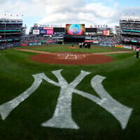 Yankee Stadium before a baseball game between the New York Yankees and the New York Mets, May 18, 2025, in New York. (AP Photo/Frank Franklin II)