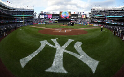 Yankee Stadium before a baseball game between the New York Yankees and the New York Mets, May 18, 2025, in New York. (AP Photo/Frank Franklin II)