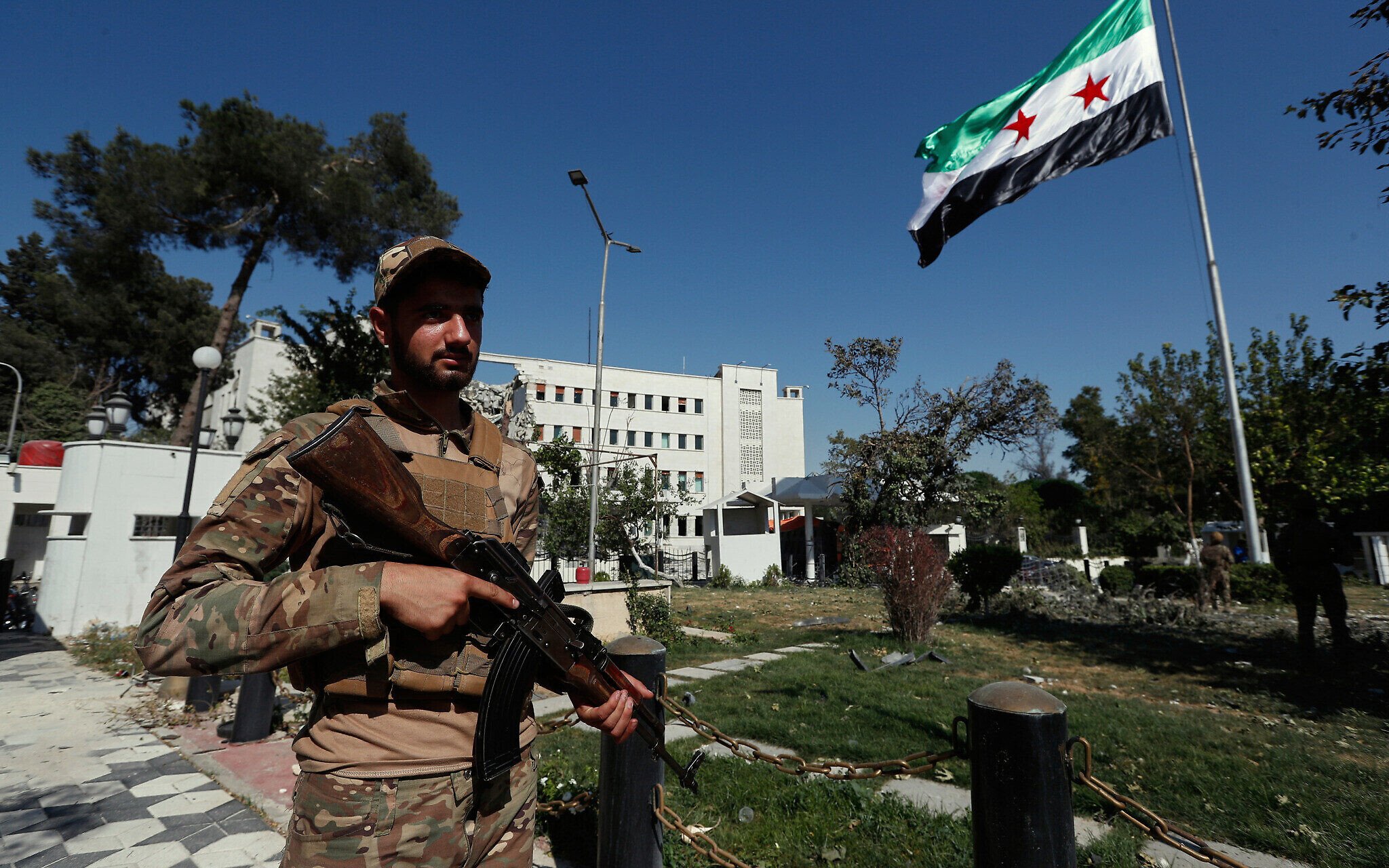NextImg:Six Syrian soldiers killed in Israeli drone strike near Damascus — state TV