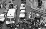 General view of the scene where one of the deadliest antisemitic attacks was committed in Paris, France, August 9, 1982. (AP/ Aulnay)