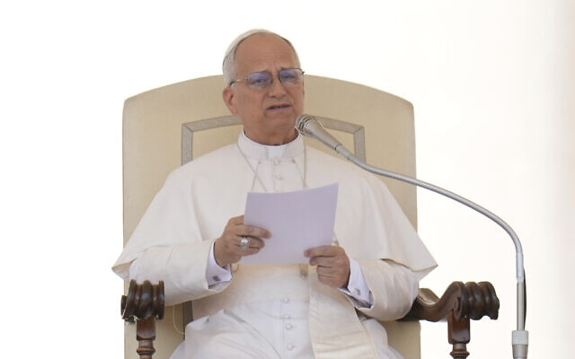 Pope Leo XIV holds his weekly general audience in St. Peter's Square, at the Vatican, August 6, 2025. (AP Photo/Gregorio Borgia) Pope Leo XIV holds his weekly general audience in St. Peter's Square, at the Vatican, August 6, 2025. (AP Photo/Gregorio Borgia)