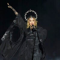 Madonna performs in the final show of her The Celebration Tour, on Copacabana Beach in Rio de Janeiro, Brazil on Saturday, May 4, 2024. (AP Photo/Silvia Izquierdo, File)