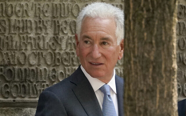 FILE - Charles Kushner arrives for the funeral of Ivana Trump, July 20, 2022, in New York. (AP Photo/John Minchillo, File) FILE - Charles Kushner arrives for the funeral of Ivana Trump, July 20, 2022, in New York. (AP Photo/John Minchillo, File)