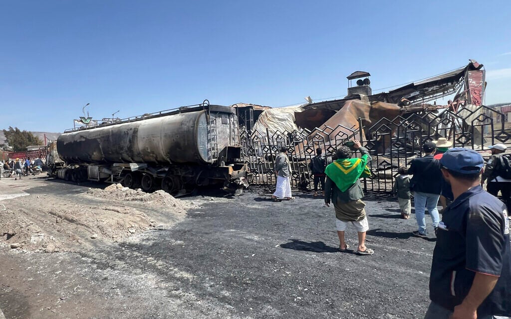 10 dead from Israeli strikes on Yemen’s capital, Houthi-run health ministry says