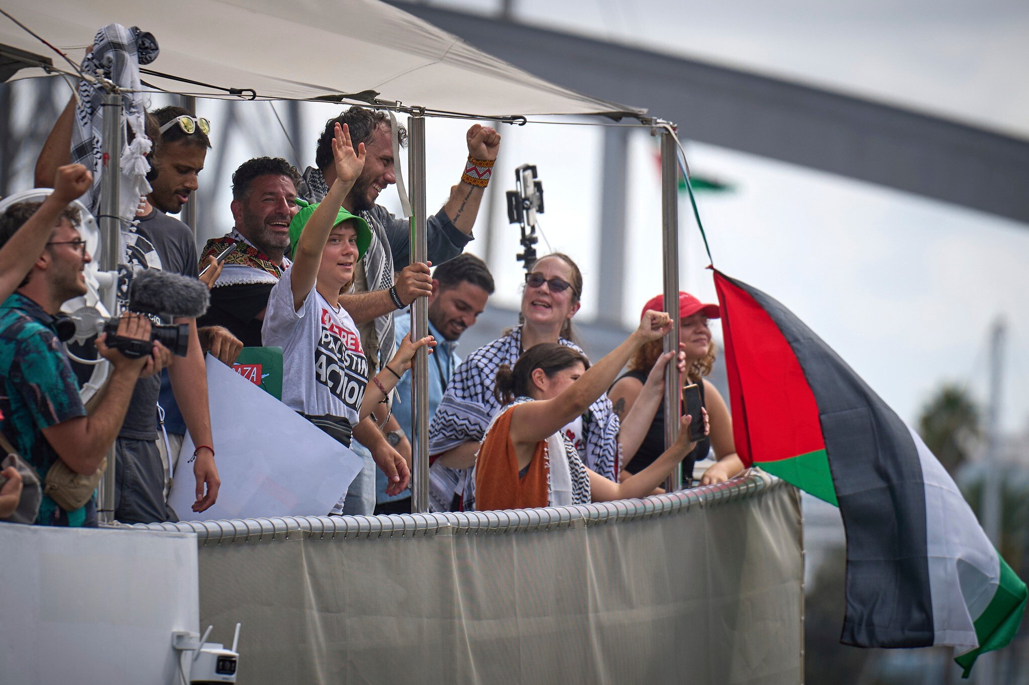 Flotilla departs Barcelona for Gaza in biggest attempt yet to break Israeli blockade
