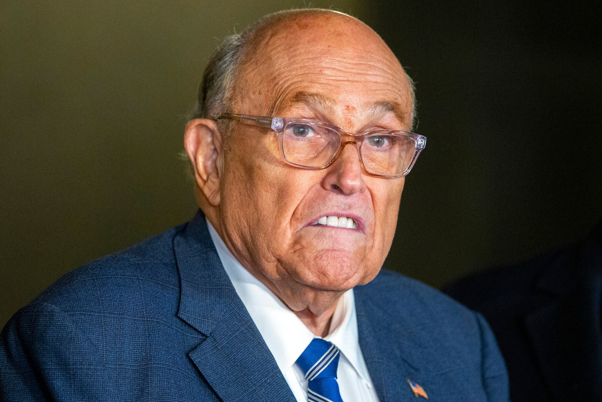 NextImg:Rudy Giuliani injured in highway car crash, his spokesperson says