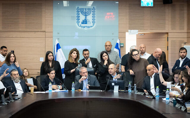 The Knesset Finance Committee meeting on July 29, 2025. (Chaim Goldberg/FLASH90) The Knesset Finance Committee meeting on July 29, 2025. (Chaim Goldberg/FLASH90)