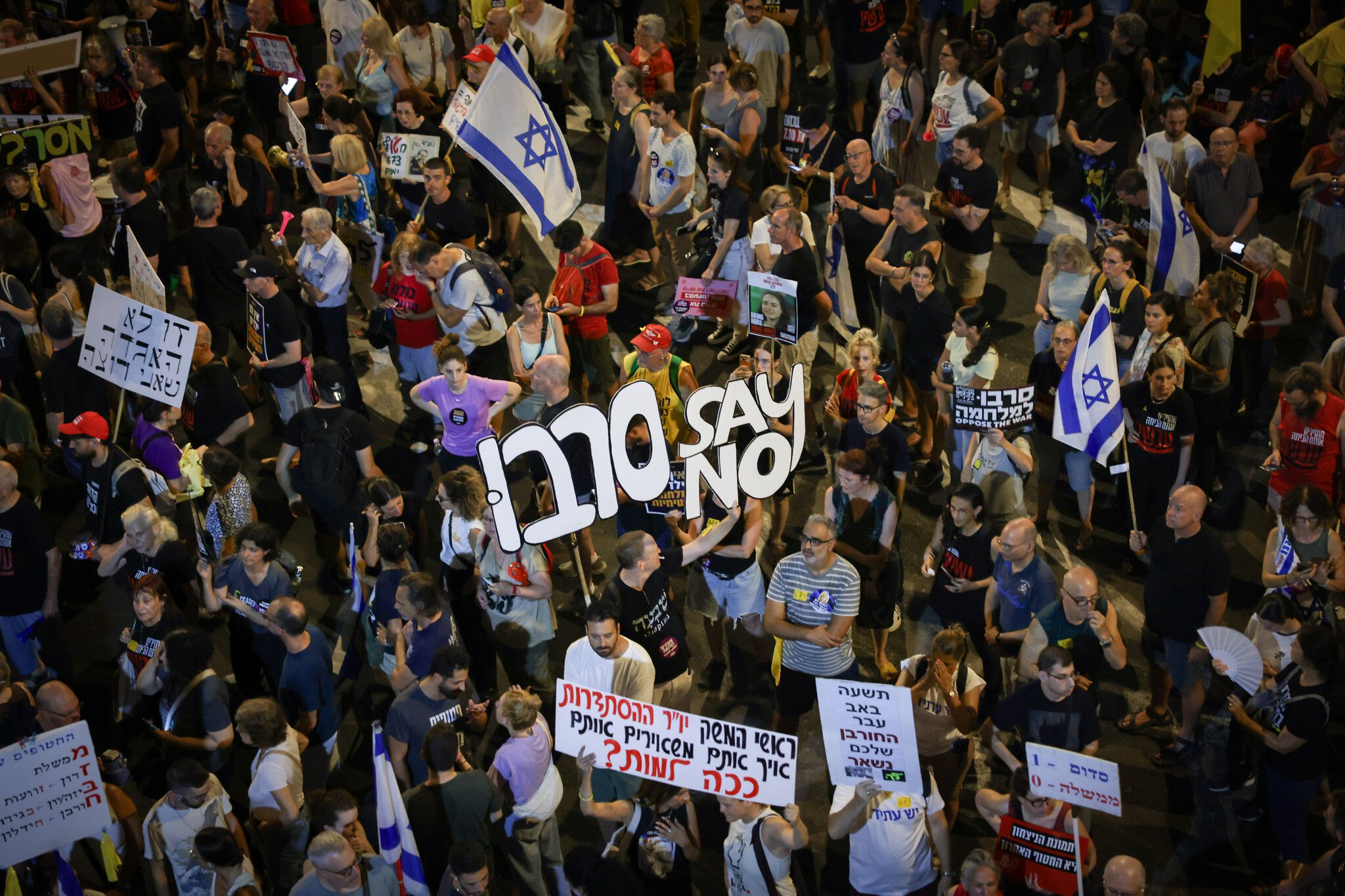 Israel Rocked by Massive Protests Against Gaza City Invasion Plan, Calls for General Strike Mount