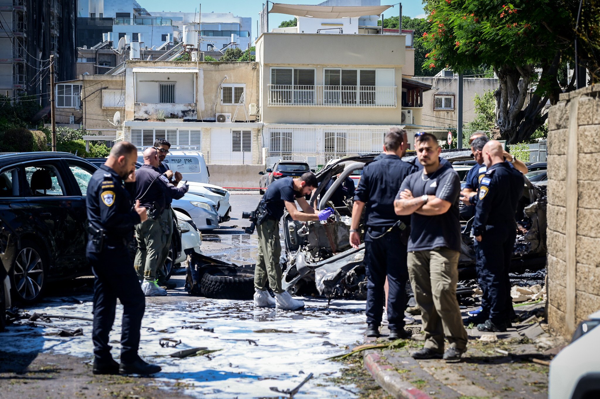 NextImg:Man in his 70s shot dead in Umm al-Fahm; Tel Aviv car bomb wounds 4