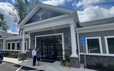Rabbi Levi and Sara Volovik came to western Massachusetts in 2003, and inaugurated the new Chabad of the Berkshires building in July 2025. (JTA Photo)