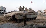 Troops operating in the Gaza Strip in an undated photo released August 25, 2025 (Israel Defense Forces)