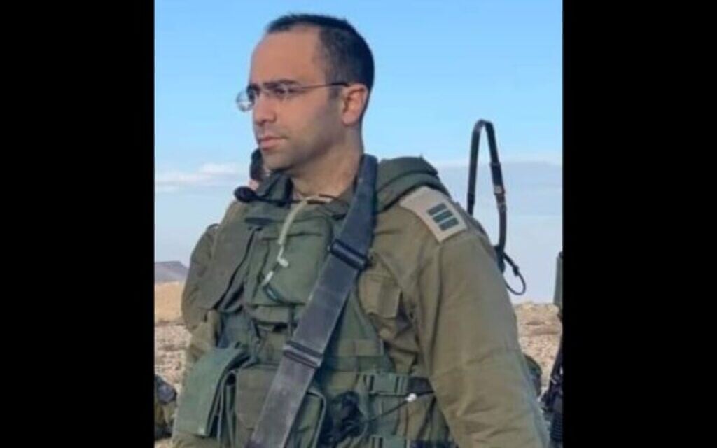Maj. Yair Zloof, 32: IDF physician who ‘lit up the world’
