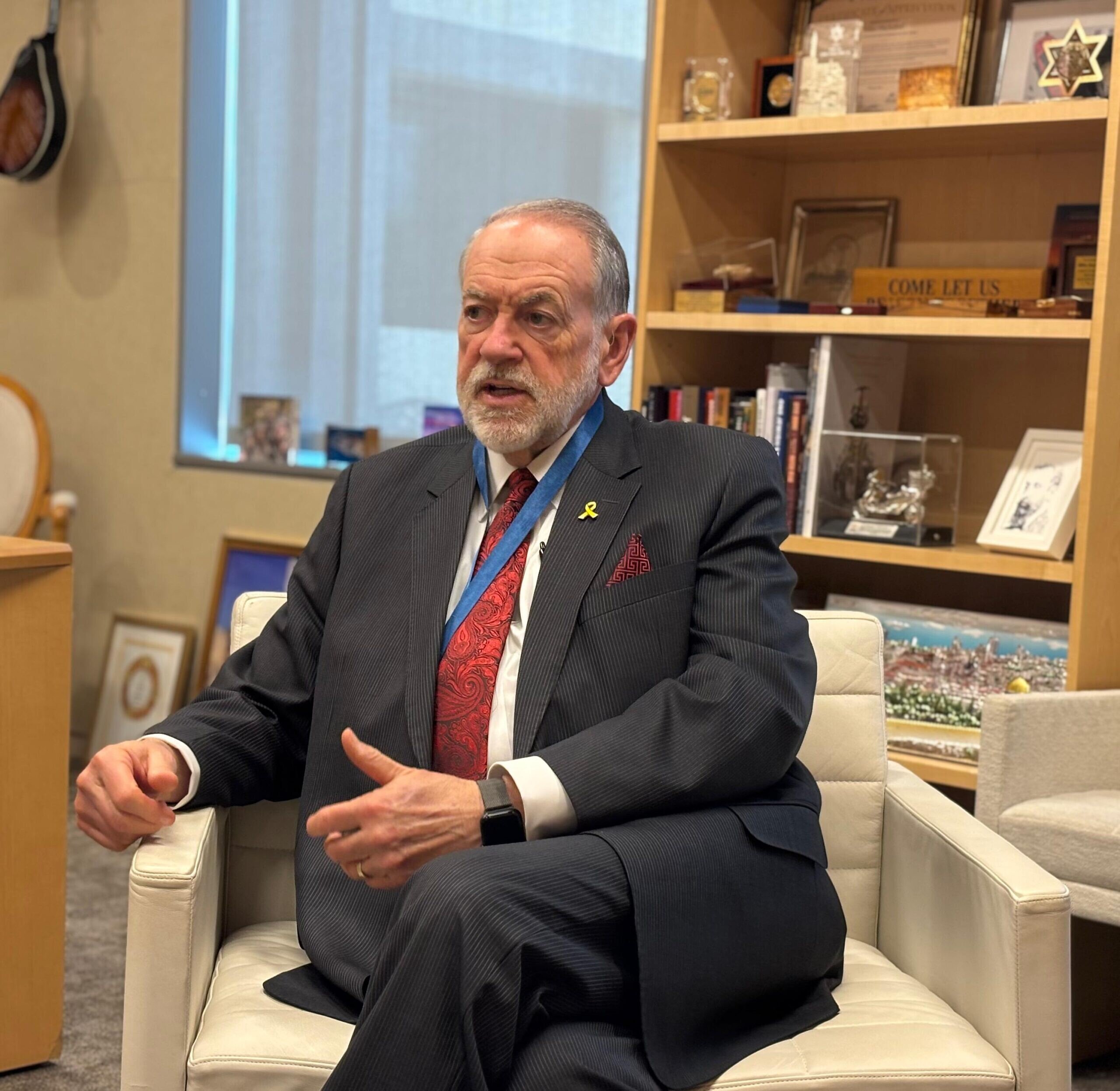 NextImg:Huckabee: With Palestine state move, UK and France have joined forces with Israel’s enemies