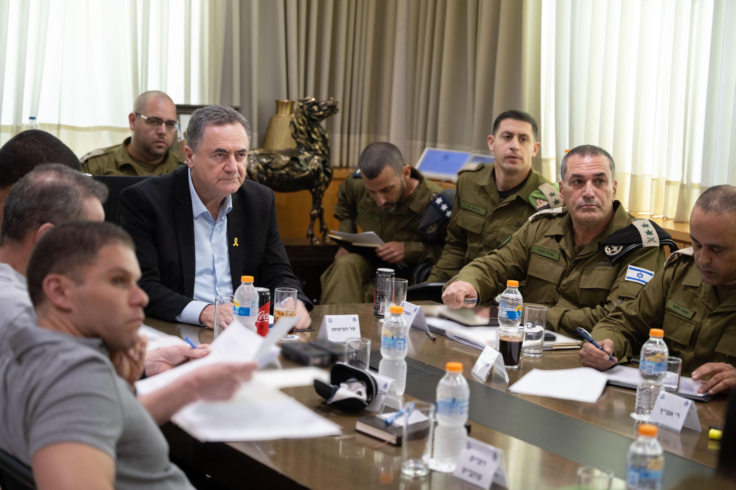 NextImg:After public spat, Katz and IDF chief meet, vow to ‘act as one fist’ on Gaza City plan