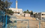 Two mobile structures established on a plot of land in the Tel Rumeida neighborhood of Hebron. (Courtesy, Peace Now)