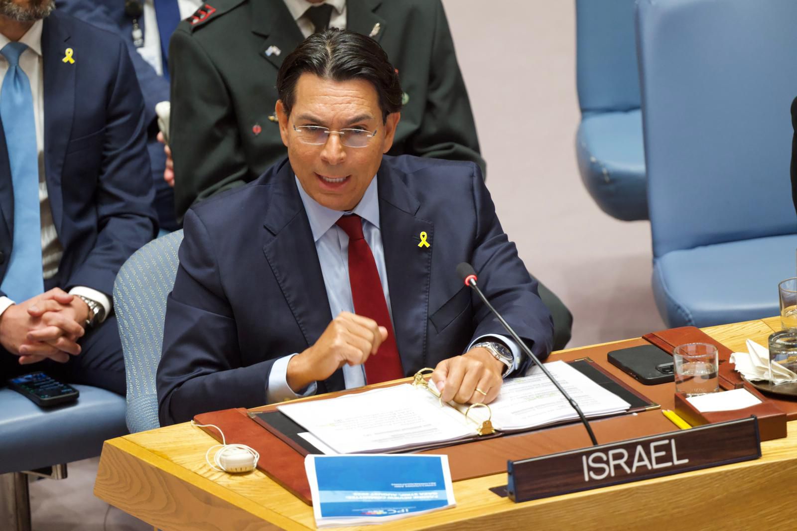 NextImg:Israel’s UN envoy: Western leaders recognizing Palestinian state to ‘blow off steam’