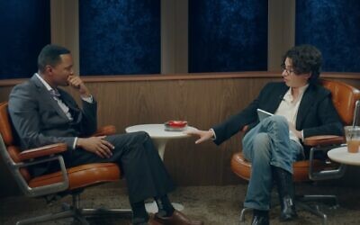 Podcast host Adam Friedland, right, interviews Rep. Ritchie Torres on 'The Adam Friedland Show,' on August 28, 2025. (Screenshot via JTA) Podcast host Adam Friedland, right, interviews Rep. Ritchie Torres on 'The Adam Friedland Show,' on August 28, 2025. (Screenshot via JTA)