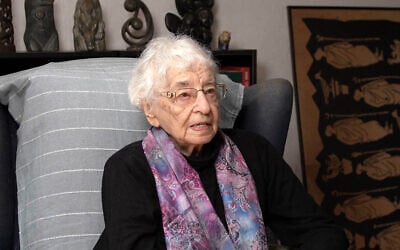 German-born journalist Ruth Weiss during an interview for Deutsche Welle published on July 7, 2024. (YouTube screenshot)