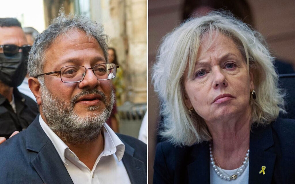 AG: Ben Gvir damaging ‘professional, politically neutral’ character of police