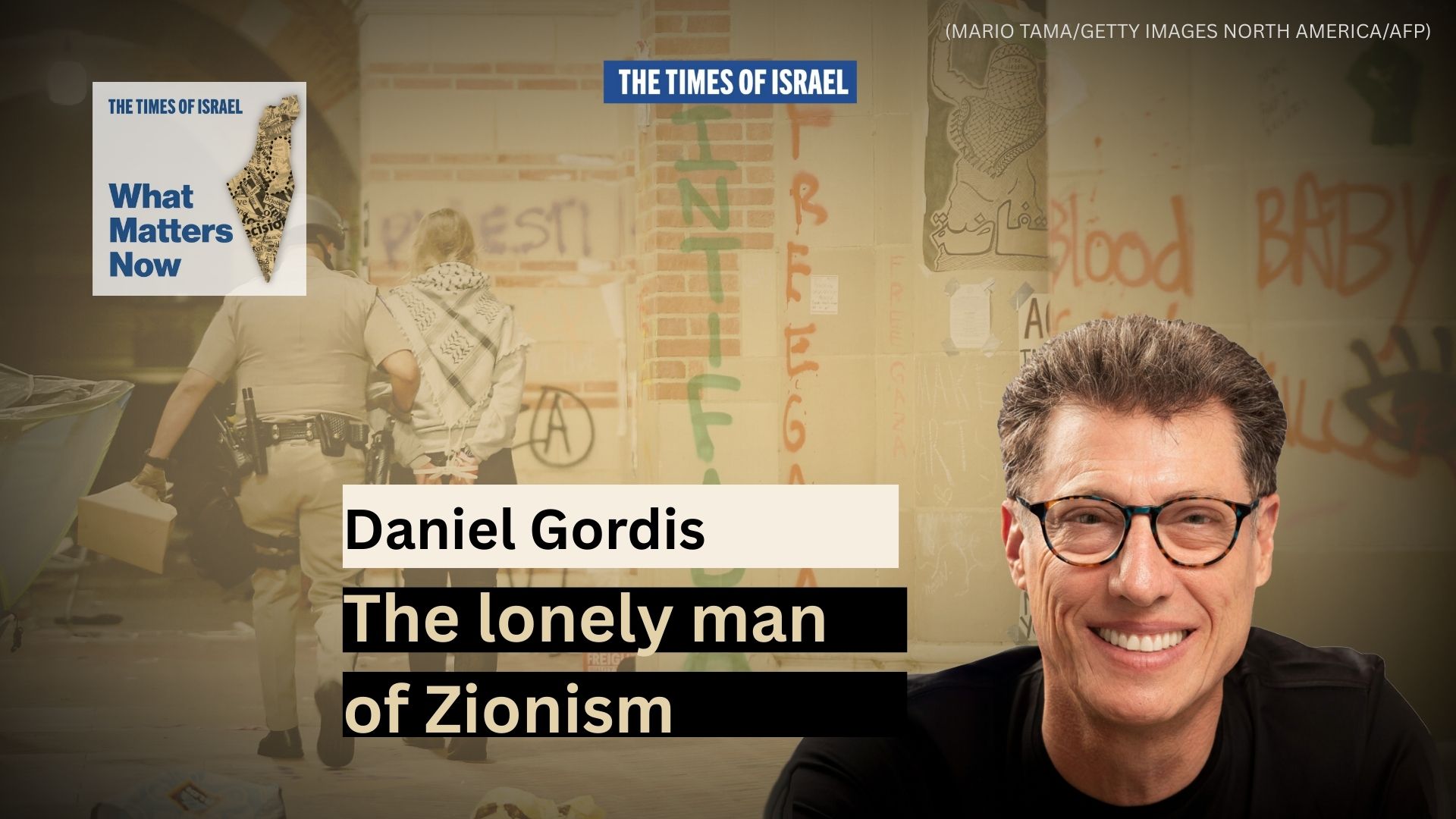 What Matters Now to Daniel Gordis: The lonely man of Zionism