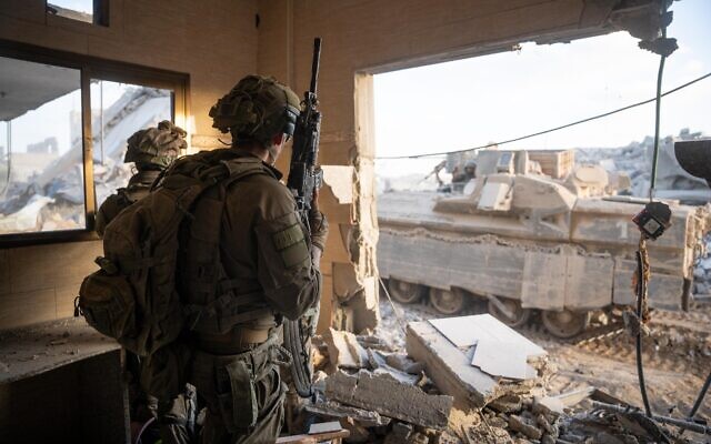 IDF troops in the 36th Division operate in the Gaza Strip, in an image published on September 11, 2025. (Israel Defense Forces) IDF troops in the 36th Division operate in the Gaza Strip, in an image published on September 11, 2025. (Israel Defense Forces)
