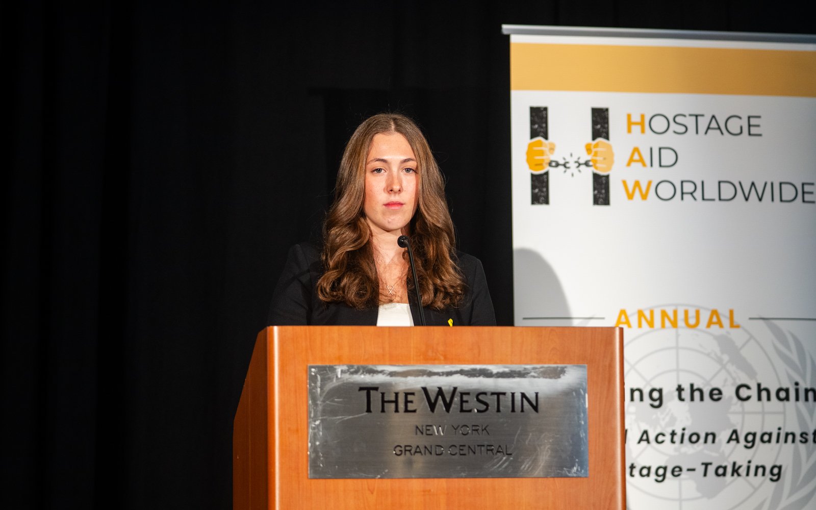 NextImg:Ex-hostage Naama Levy to diplomats in NY: ‘No greater crisis to work toward ending’