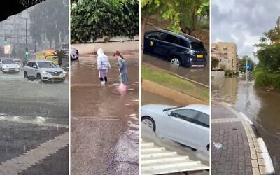Floods caused by heavy rains in northern Israel, September 25, 2025. (Social media: used in accordance with Clause 27a of the Copyright Law) Floods caused by heavy rains in northern Israel, September 25, 2025. (Social media: used in accordance with Clause 27a of the Copyright Law)