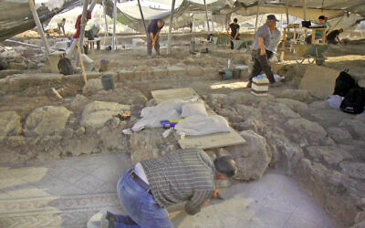 A 4th-century Samaritan estate has been recently uncovered in Kafr Qasim, central Israel, during an excavation by the Israel Antiquities Authority, ahead of the construction of a new neighborhood, in a discovery announced on September 2, 2025. (Emil Aladjem/Israel Antiquities Authority)