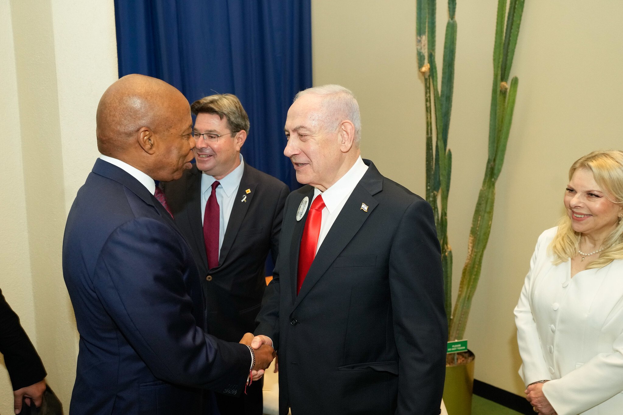 NextImg:NYC mayor thanks Netanyahu for defending the West as Mamdani accuses him of genocide