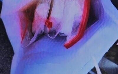 Suspected narcotics found in the possession of two suspected drug dealers, August 2025. (Israel Police)