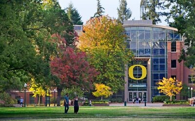 The University of Oregon in Eugene, Oregon. (Stock photo via JTA)