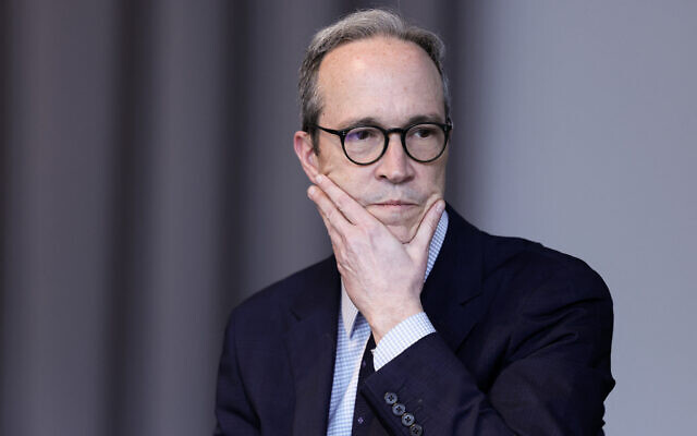 Jim Walden speaks during a mayoral forum at Columbia Journalism School in New York City on April 14, 2025. (Charly Triballeau/AFP) Jim Walden speaks during a mayoral forum at Columbia Journalism School in New York City on April 14, 2025. (Charly Triballeau/AFP)