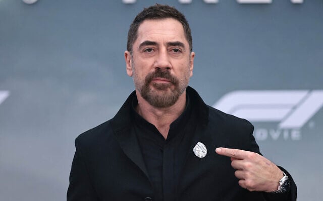 Javier Bardem attends the "F1" world premiere in Times Square in New York City on June 16, 2025. (Dimitrios Kambouris/Getty Images North America/AFP) Javier Bardem attends the "F1" world premiere in Times Square in New York City on June 16, 2025. (Dimitrios Kambouris/Getty Images North America/AFP)