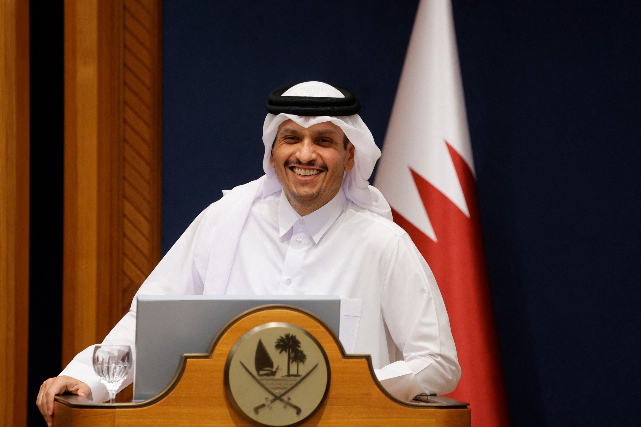 NextImg:Qatar meets with ICC head to seek legal action over Israeli attack on Hamas leaders