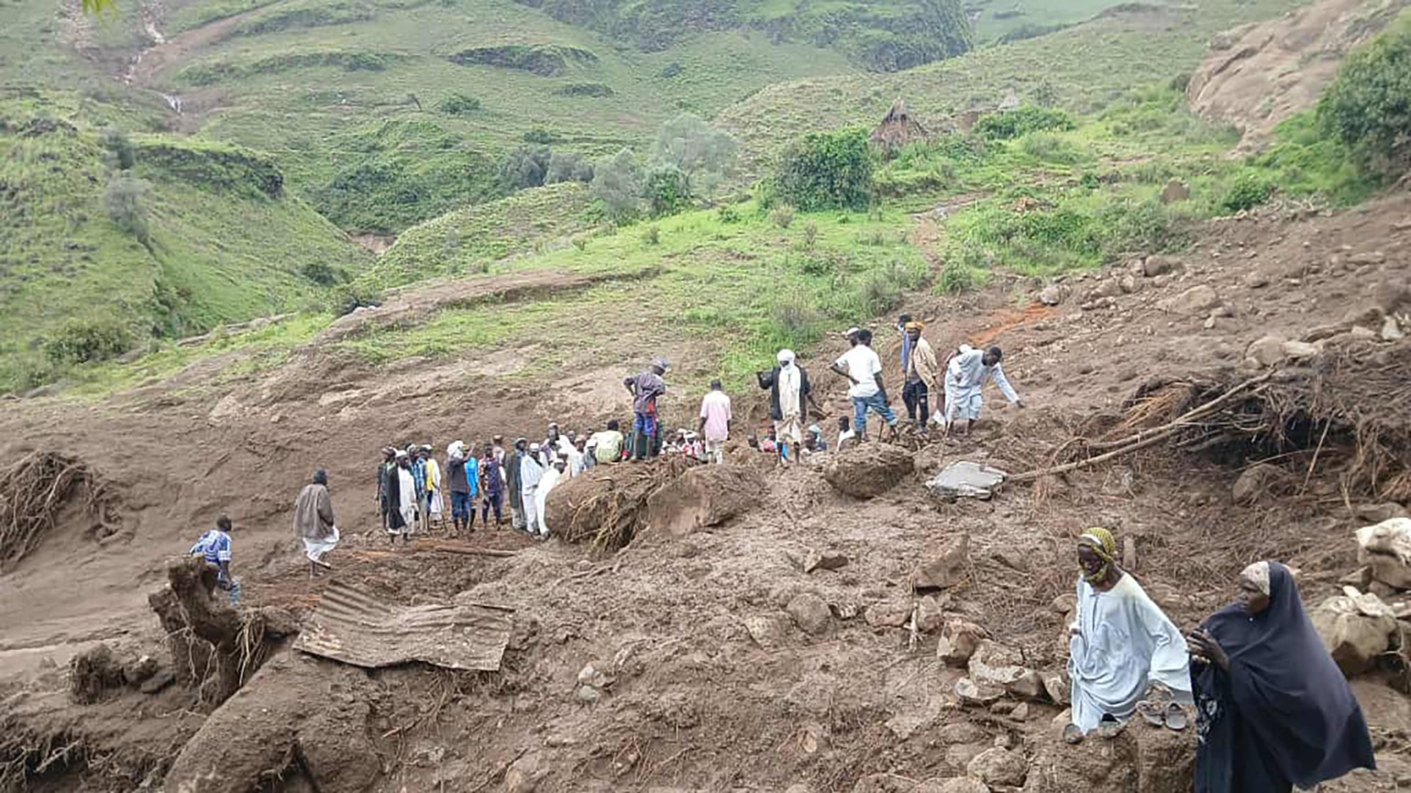 NextImg:Over 1,000 killed in landslide on village in Sudan’s Darfur: ‘Only one person survived’