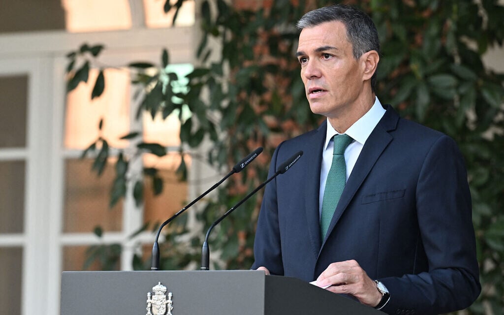 Spain sanctions Israel over Gaza ‘genocide,’ recalls envoy after antisemitism charge