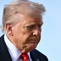 US President Donald Trump walks to board Air Force One at Joint Base Andrews, Maryland, on September 11, 2025. (Mandel NGAN / AFP)