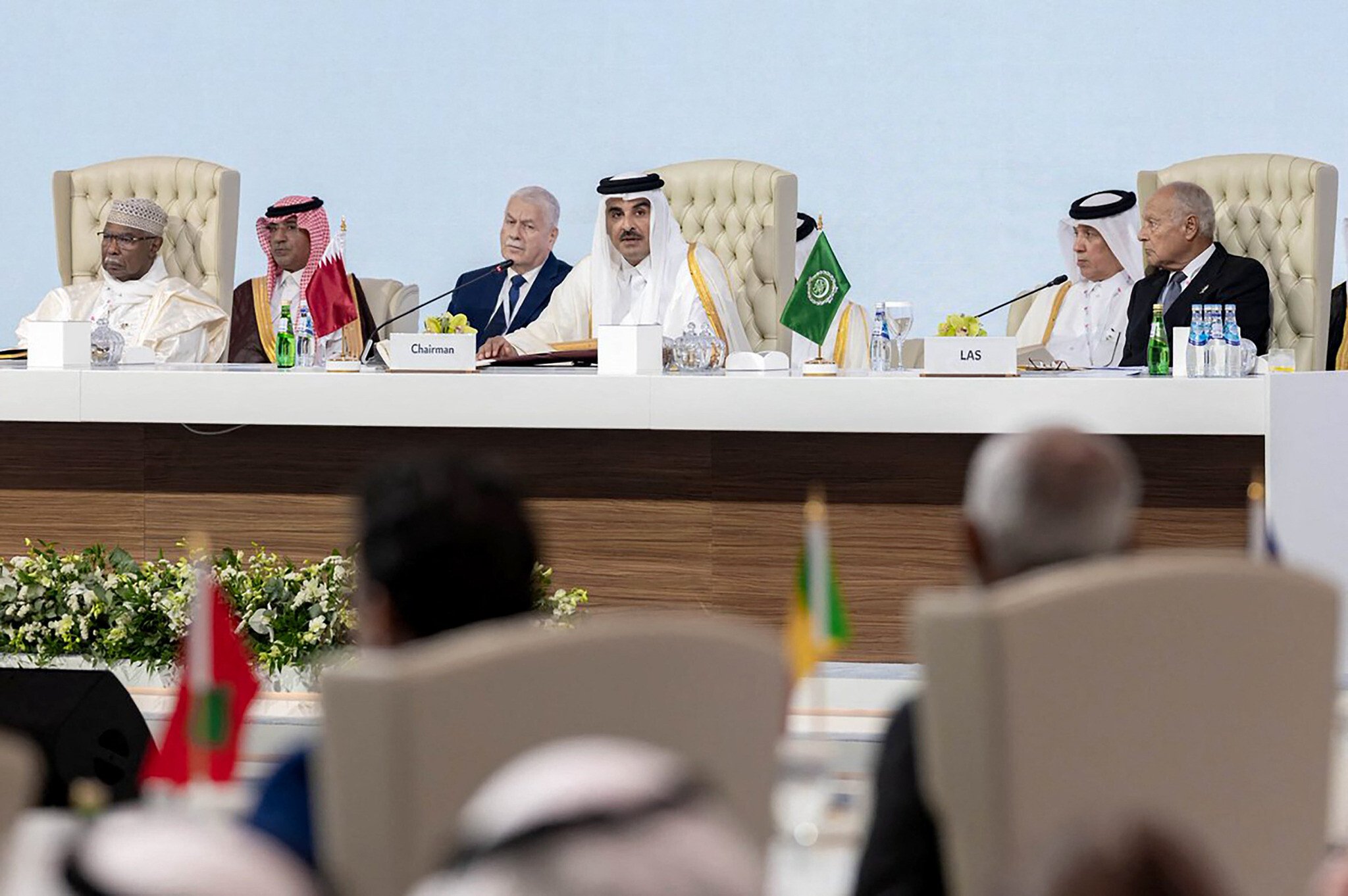 NextImg:Arab, Muslim leaders urge review of Israel ties after attack on Hamas leaders in Doha