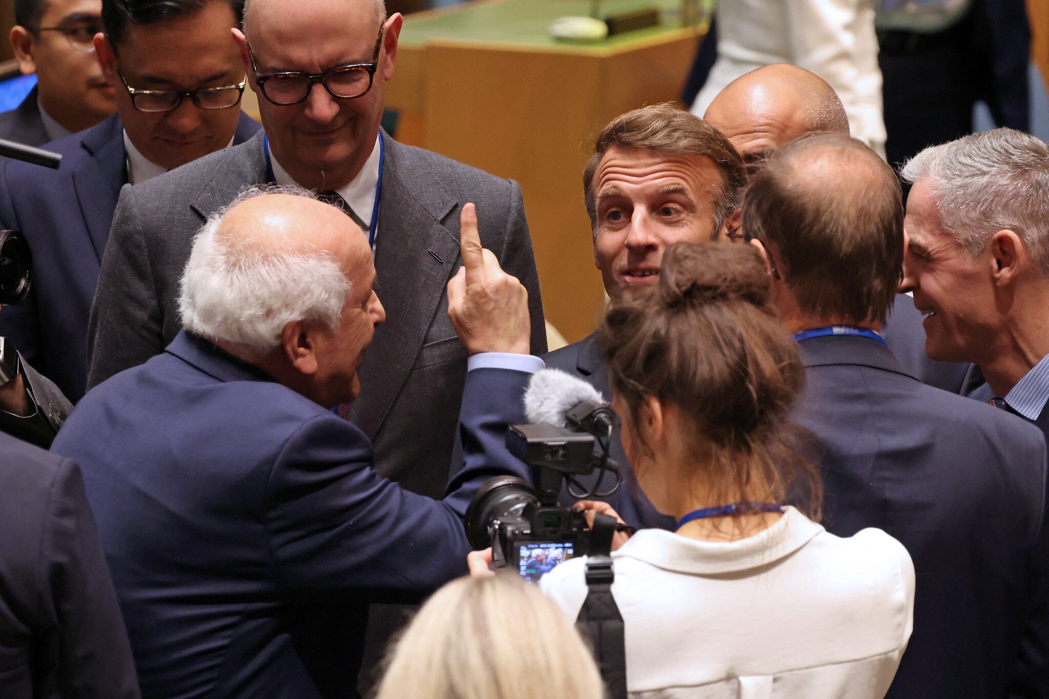 France leads group of European nations recognizing Palestinian state at UN summit