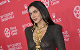Dua Lipa attends the 50th Chaplin Awards Gala, honoring Pedro Almodovar, at Alice Tully Hall on April 28, 2025, in New York. (Evan Agostini/Invision/AP)