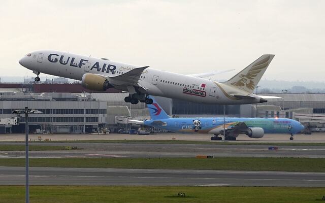 A plane takes off at Heathrow Airport in London on March 22, 2025. (AP/Kirsty Wigglesworth, File) A plane takes off at Heathrow Airport in London on March 22, 2025. (AP/Kirsty Wigglesworth, File)