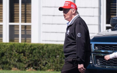 US President Donald Trump walks at the Trump National Golf Club in Sterling, Virginia, August 30, 2025. (AP Photo/Manuel Balce Ceneta) US President Donald Trump walks at the Trump National Golf Club in Sterling, Virginia, August 30, 2025. (AP Photo/Manuel Balce Ceneta)