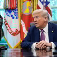 US President Donald Trump speaks in the Oval Office of the White House, September 5, 2025, in Washington. (AP Photo/Alex Brandon)