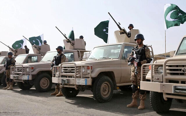 In this Monday, March 30, 2015 file photo provided by the Saudi Press Agency (SPA), Royal Saudi Land Forces and units of Special Forces of the Pakistani army take part in a joint military exercise called "Al-Samsam 5" in Shamrakh field, north of Baha region, southwest Saudi Arabia. (AP Photo/SPA, File) In this Monday, March 30, 2015 file photo provided by the Saudi Press Agency (SPA), Royal Saudi Land Forces and units of Special Forces of the Pakistani army take part in a joint military exercise called "Al-Samsam 5" in Shamrakh field, north of Baha region, southwest Saudi Arabia. (AP Photo/SPA, File)