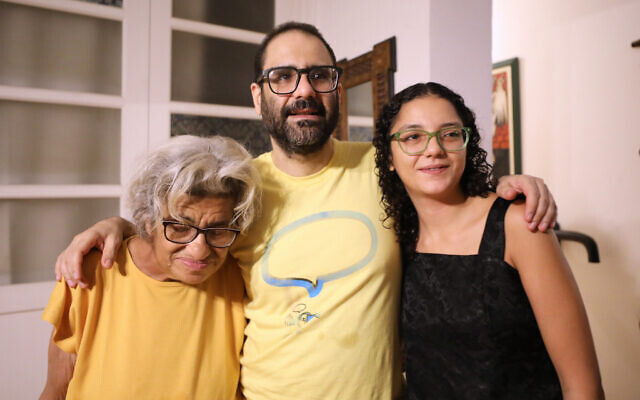 Pro-democracy activist Alaa Abd el-Fattah, who was in prison for almost all of the past 12 years, hugs his mother Laila Soueif and his sister Sanaa Seif at his home after a presidential pardon in Cairo, September 23, 2025. (AP Photo/Khaled Elfiqi) Pro-democracy activist Alaa Abd el-Fattah, who was in prison for almost all of the past 12 years, hugs his mother Laila Soueif and his sister Sanaa Seif at his home after a presidential pardon in Cairo, September 23, 2025. (AP Photo/Khaled Elfiqi)